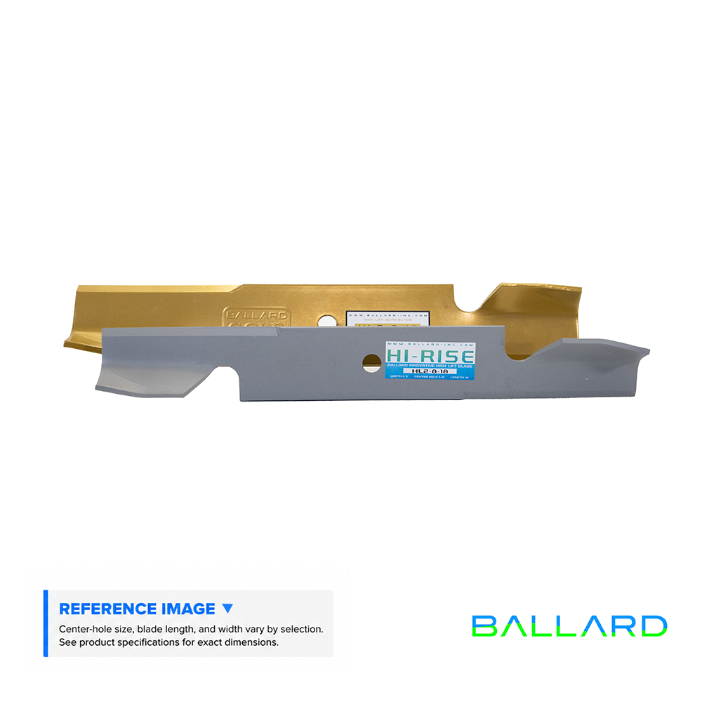 HIGH-LIFT Mower Blades: 18" Long, 15/16" Center Hole (Three Blade System) image number null